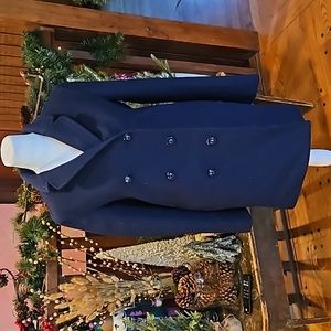 CREWCUTS Navy wool dress coat